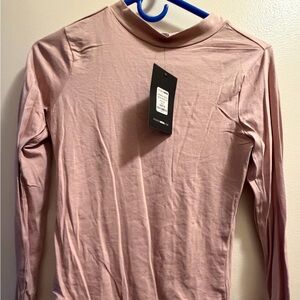 Fashion Nova Mauve Long Sleeve Bodysuit